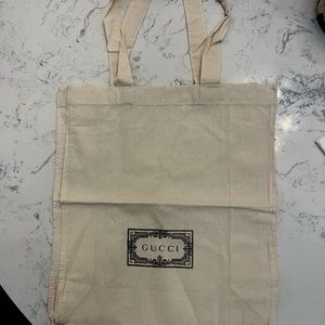 Gucci canvas tote bag